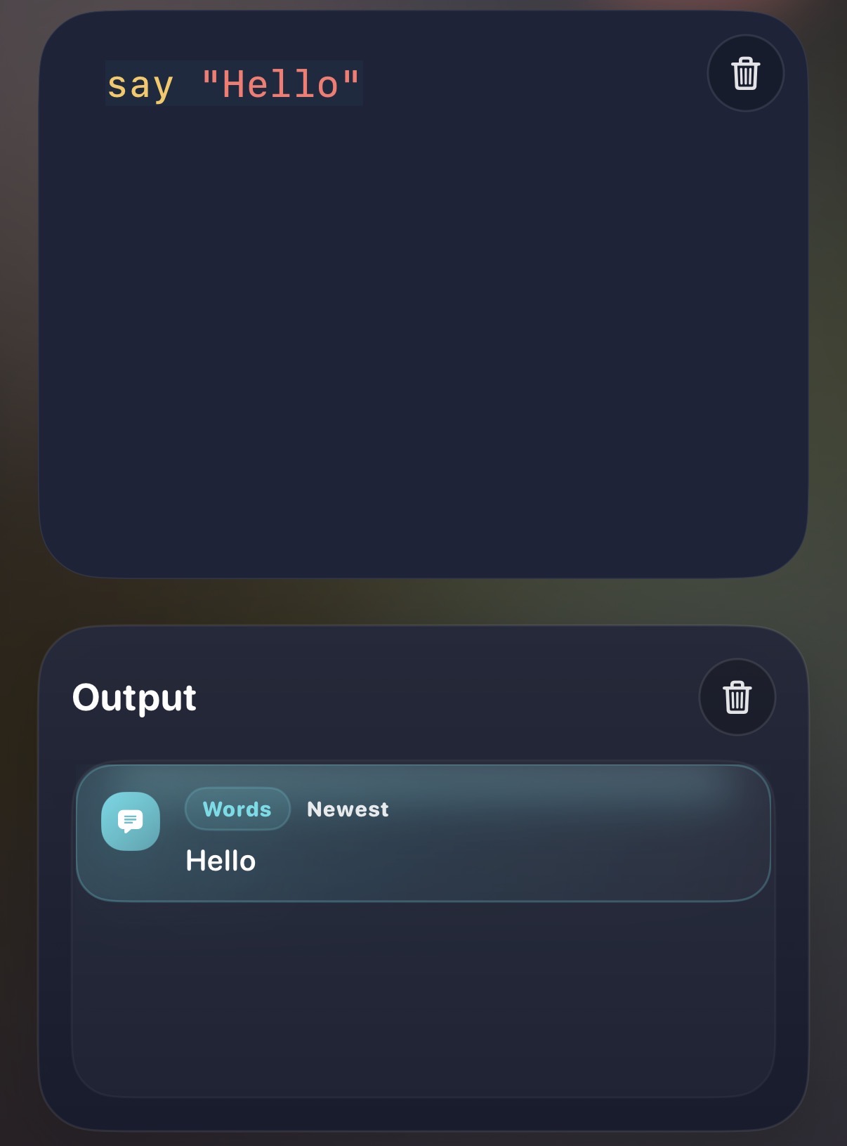 OctoCode output screen showing live coding results.